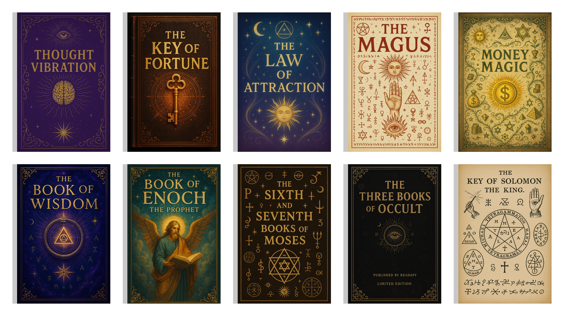 30 Book Occult Book PDF Collection + Worksheets & Bonus